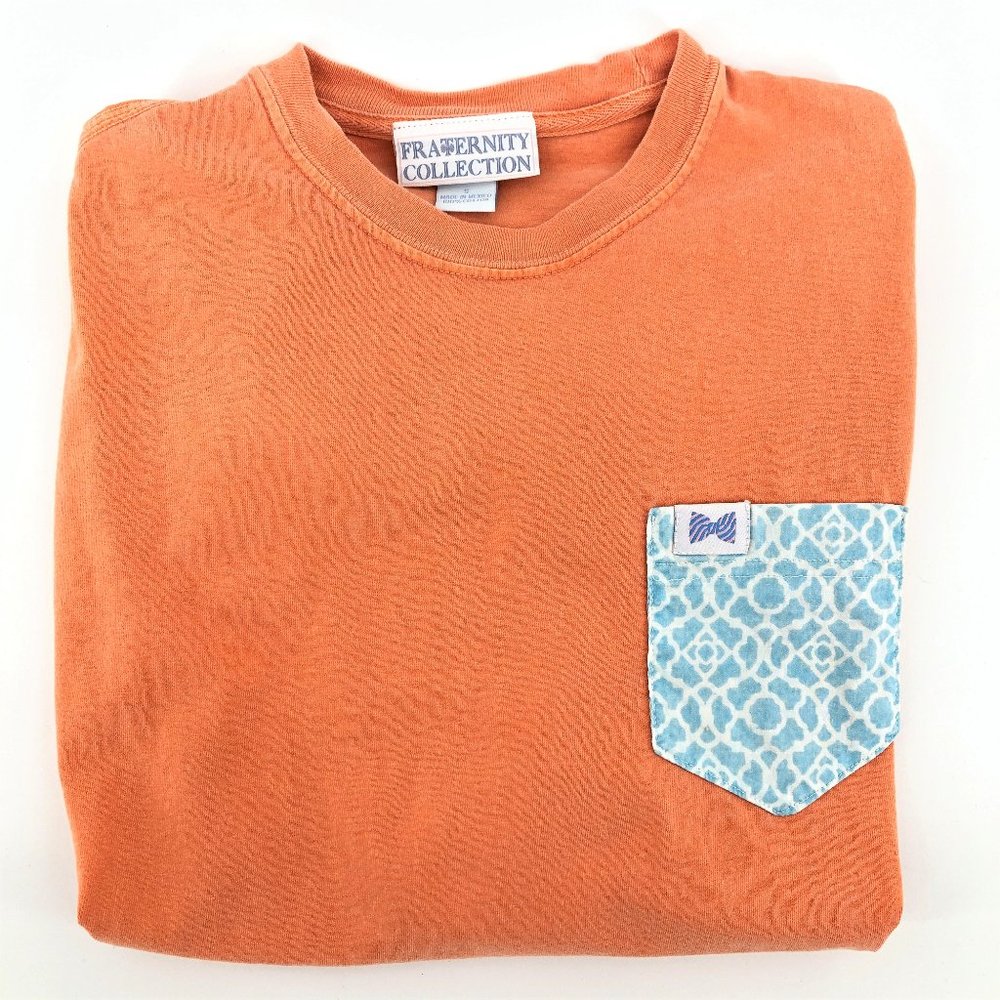 FRATERNITY COLLECTION Long Sleeve Pocket T-Shirt